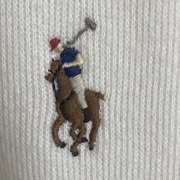 POLO RALPH LAUREN Luxury Quarter Zip Knit Sweater Buff Gorpcore Big/Tall… - Picture 8 of 12